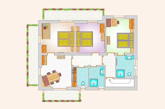 Grundriss - Ferienwohnung in Dorfgastein, Haus Schnepfleitner